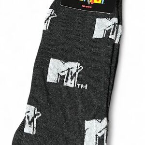 New Mens MTV Design Crew Socks